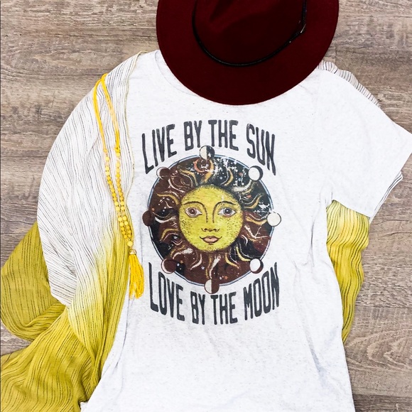 LAST ONE!!! Live by the Sun Tee - Picture 2 of 2